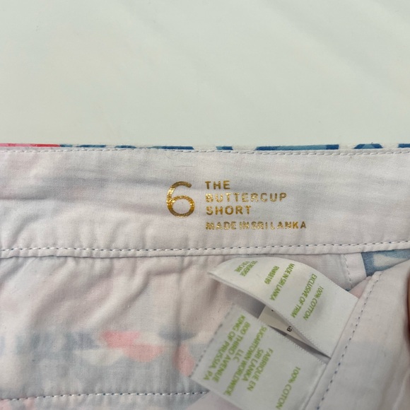 Lilly Pulitzer, Pop Pop Buttercup Shorts, Size 6!!! - Picture 2 of 2